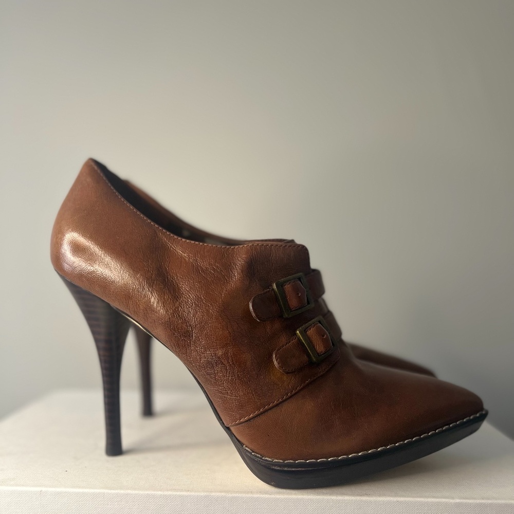 Aldo 9.5  Brown Booties Brown